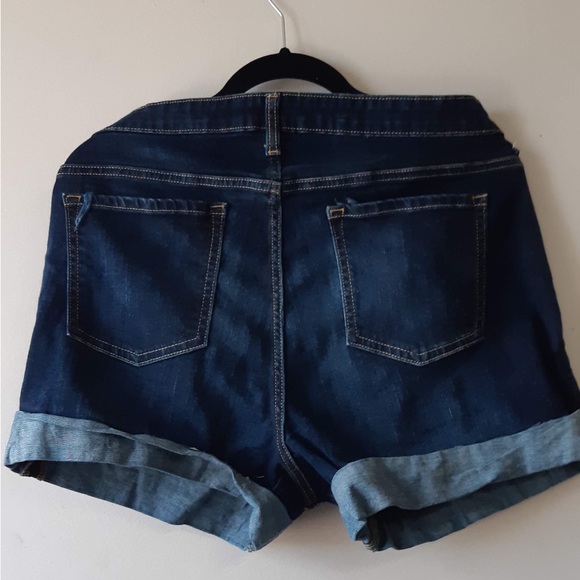 Gap Womens Skinny Roll Up Jean Shorts Sz 18 - Picture 3 of 8